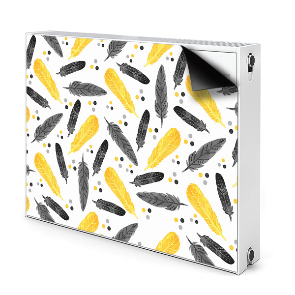 Cobertura magnética para radiador Penas de Ouro Negro