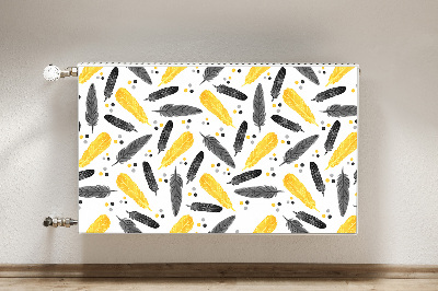 Cobertura magnética para radiador Penas de Ouro Negro