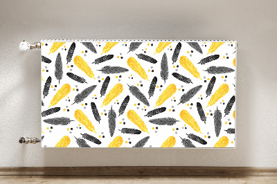 Cobertura magnética para radiador Penas de Ouro Negro