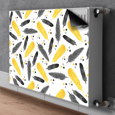 Cobertura magnética para radiador Penas de Ouro Negro