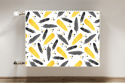 Cobertura magnética para radiador Penas de Ouro Negro