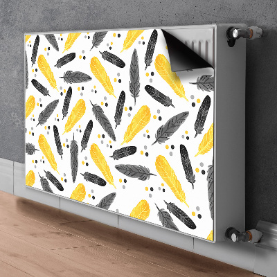 Cobertura magnética para radiador Penas de Ouro Negro