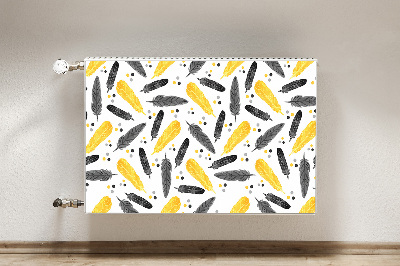 Cobertura magnética para radiador Penas de Ouro Negro