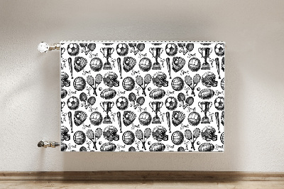 Capa magnética para radiador Motivos esportivos