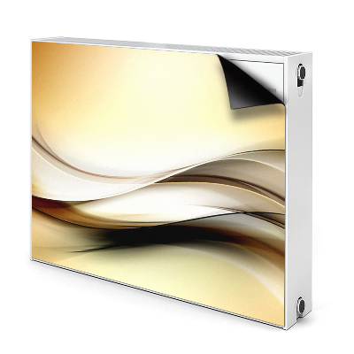 Cobertura magnética para radiador Abstração bege