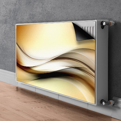 Cobertura magnética para radiador Abstração bege