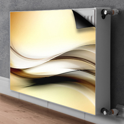 Cobertura magnética para radiador Abstração bege