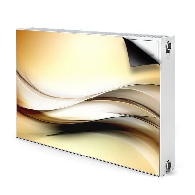 Cobertura magnética para radiador Abstração bege