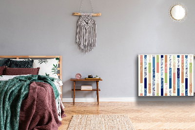 Capa magnética para radiador Listras coloridas