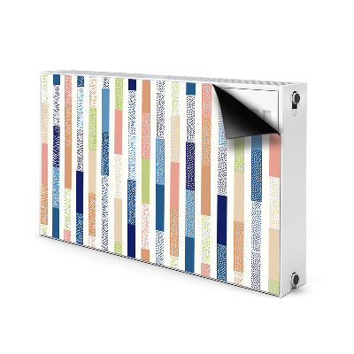 Capa magnética para radiador Listras coloridas