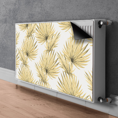 Cobertura magnética para radiador Folhas tropicais