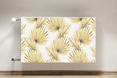 Cobertura magnética para radiador Folhas tropicais