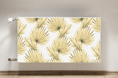 Cobertura magnética para radiador Folhas tropicais