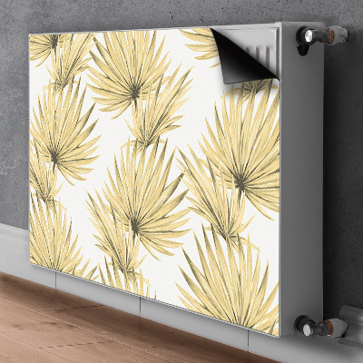 Cobertura magnética para radiador Folhas tropicais