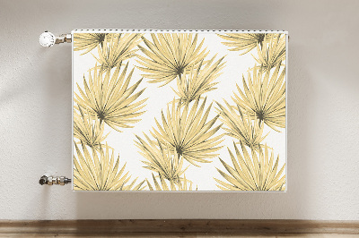 Cobertura magnética para radiador Folhas tropicais