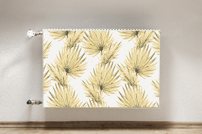 Cobertura magnética para radiador Folhas tropicais