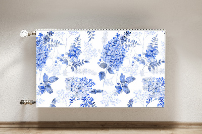 Cobertura magnética para radiador Hortênsia azul