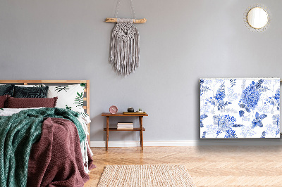 Cobertura magnética para radiador Hortênsia azul