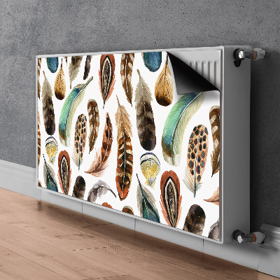 Capa magnética para radiador Penas de aquarela