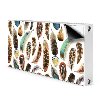 Capa magnética para radiador Penas de aquarela