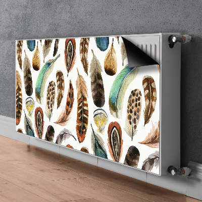 Capa magnética para radiador Penas de aquarela