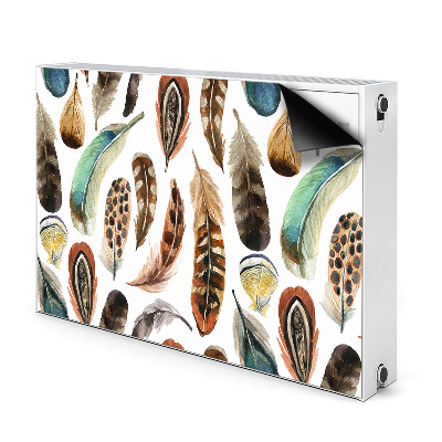 Capa magnética para radiador Penas de aquarela