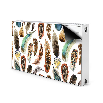 Capa magnética para radiador Penas de aquarela