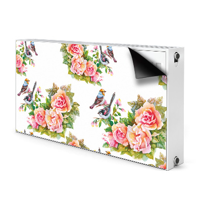 Cobertura magnética para radiador Pássaros em um galho