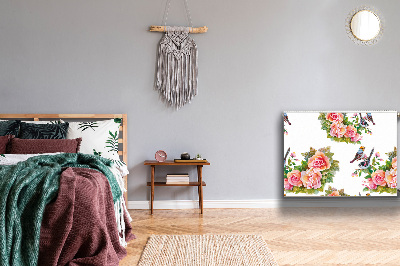 Cobertura magnética para radiador Pássaros em um galho