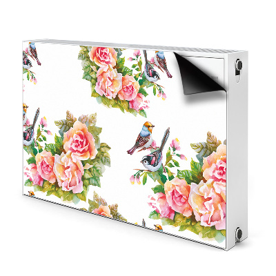 Cobertura magnética para radiador Pássaros em um galho