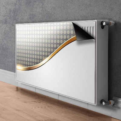 Capa magnética para radiador Transição de abstração