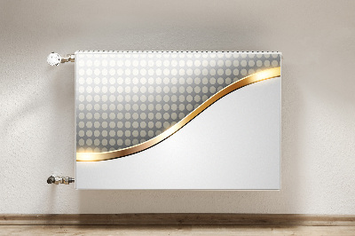 Capa magnética para radiador Transição de abstração