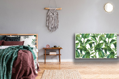 Cobertura magnética para radiador Folhas tropicais