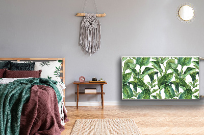 Cobertura magnética para radiador Folhas tropicais