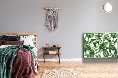 Cobertura magnética para radiador Folhas tropicais