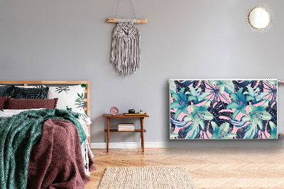 Cobertura magnética para radiador Lírios pintados