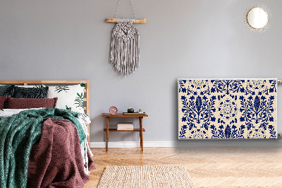 Capa magnética para radiador Padrão azul