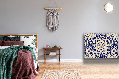 Capa magnética para radiador Padrão azul