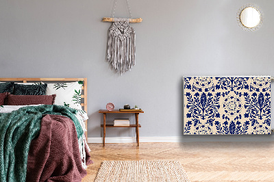 Capa magnética para radiador Padrão azul