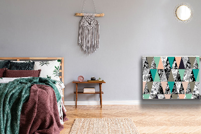 Cobertura magnética para radiador Patchwork tropical