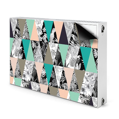 Cobertura magnética para radiador Patchwork tropical