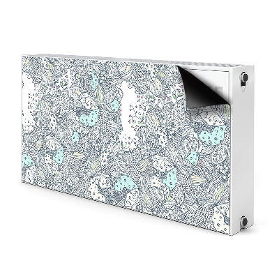 Capa magnética para radiador Flores