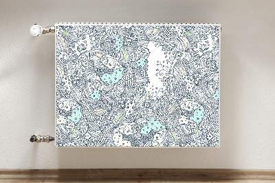 Capa magnética para radiador Flores