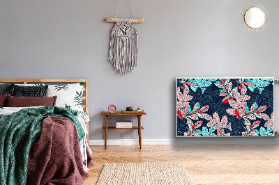 Capa magnética para radiador Padrão frondoso