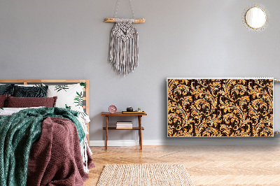 Cobertura magnética para radiador Padrão frondoso