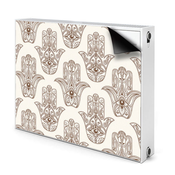 Cobertura magnética para radiador Símbolo marrom