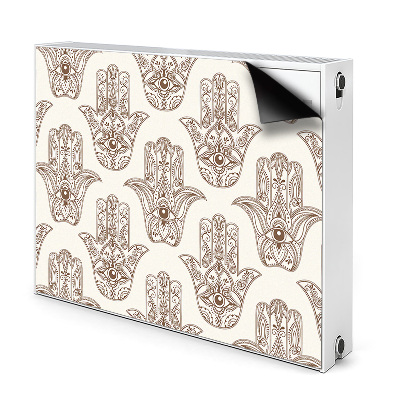 Cobertura magnética para radiador Símbolo marrom