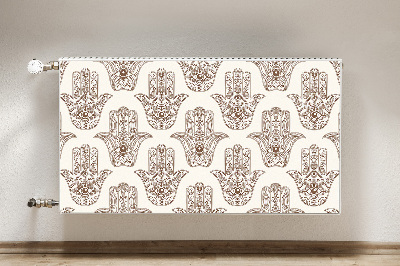 Cobertura magnética para radiador Símbolo marrom