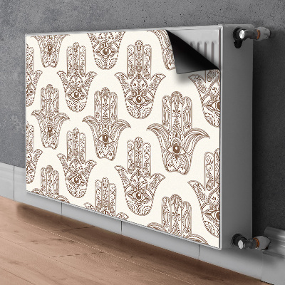 Cobertura magnética para radiador Símbolo marrom