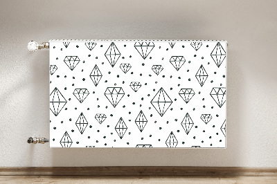 Capa magnética para radiador Diamantes desenhados